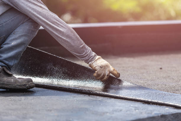 Waterproofing specialist at work in Osseo, Osseo, MI